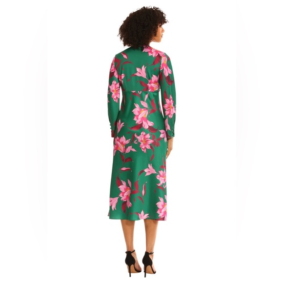 NWT - Maggie London - Floral Rayne Maxi Dress - Picture 2 of 11